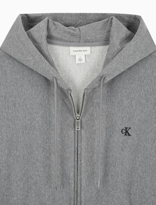 Buy 남성 프리미엄 테리 아카이브 후드 집업 in color MEDIUM GREY HEATHER
