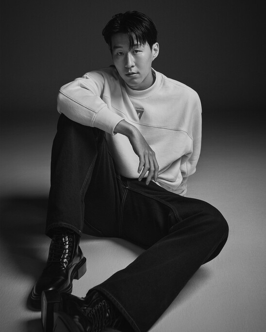 [손흥민 캡슐] 남성 릴렉스 테리 크루넥 스웻셔츠