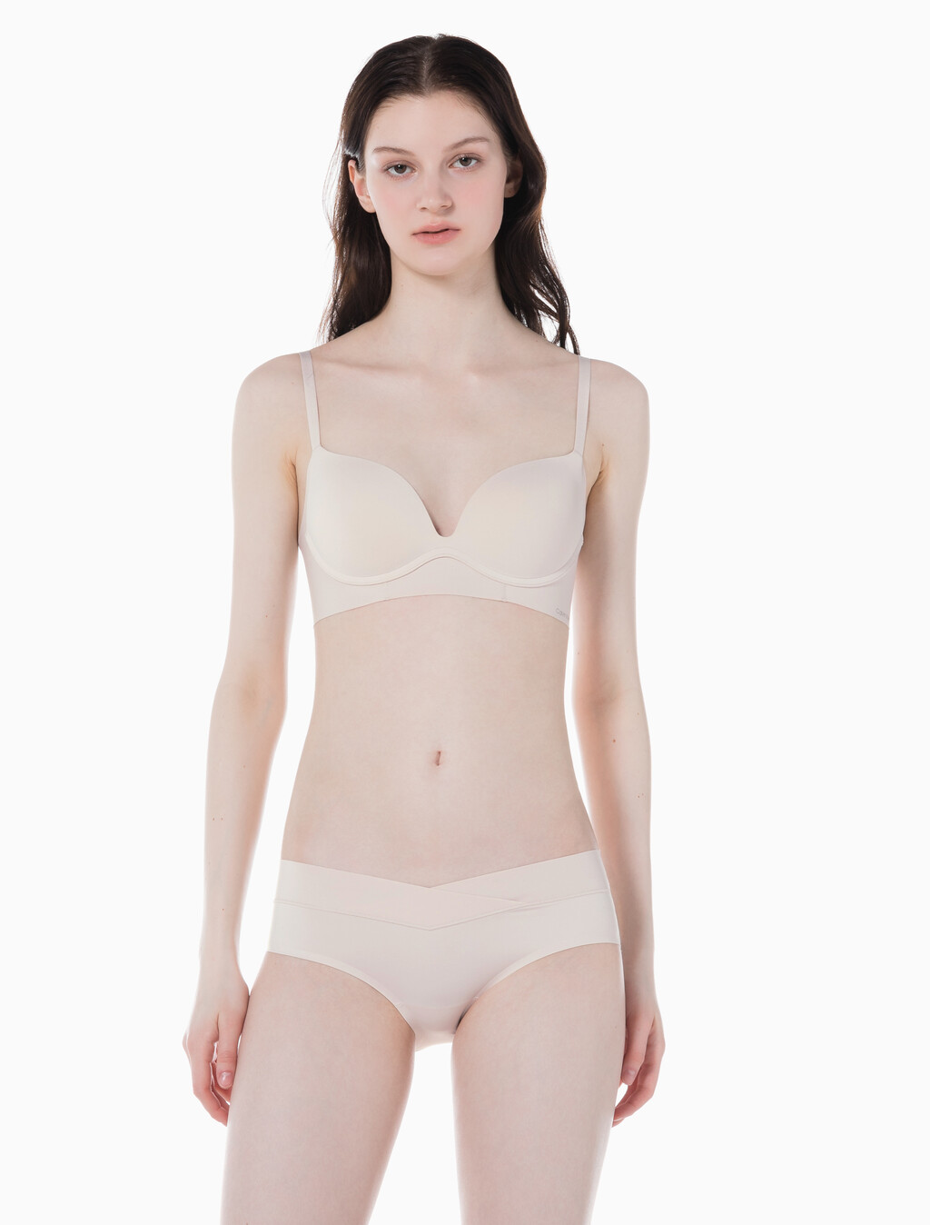 Buy 여성 인비져블 테일러드 NSE AF 푸쉬업 브라 in color PINK IVORY