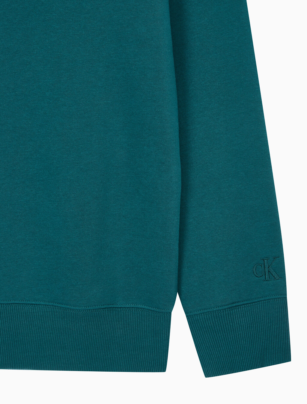 Buy 남성 레귤러핏 인스티튜셔널 로고 기모 스웨트셔츠 in color ATLANTIC DEEP