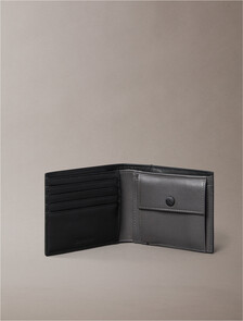 Buy 남성 볼드 로고 빌 폴드 지갑 in color BLACK