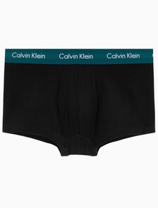 Buy 남성 EU 코튼 스트레치 3PK 로우 라이즈 드로즈 3PK in color BLACK BODIES W/ GREY HEATHER, CHESAPEAKE BAY, JEWEL WBS