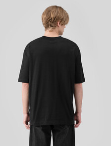 Buy 남성 릴렉스핏 아카이브 로고 반팔 티셔츠 in color BLACK BEAUTY