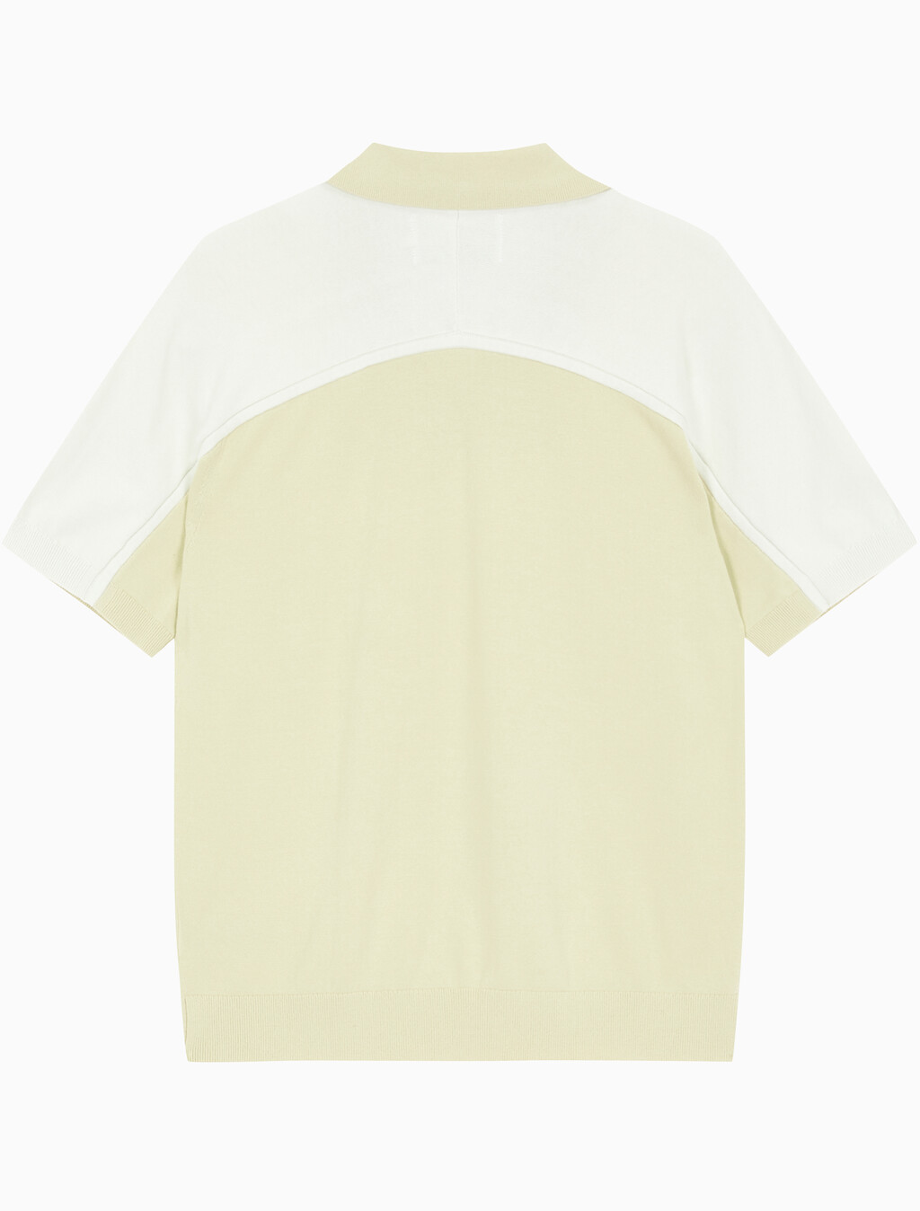 Buy 남성 토널 블로킹 폴로 반팔 티셔츠 in color GREEN