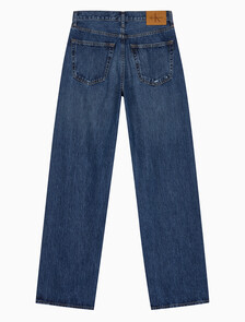Buy 남성 배기핏 다크블루 CK 데님 in color DARK BLUE