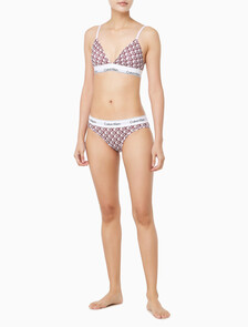 Buy 여성 아이콘 코튼 모달 트라이앵글 in color Pink