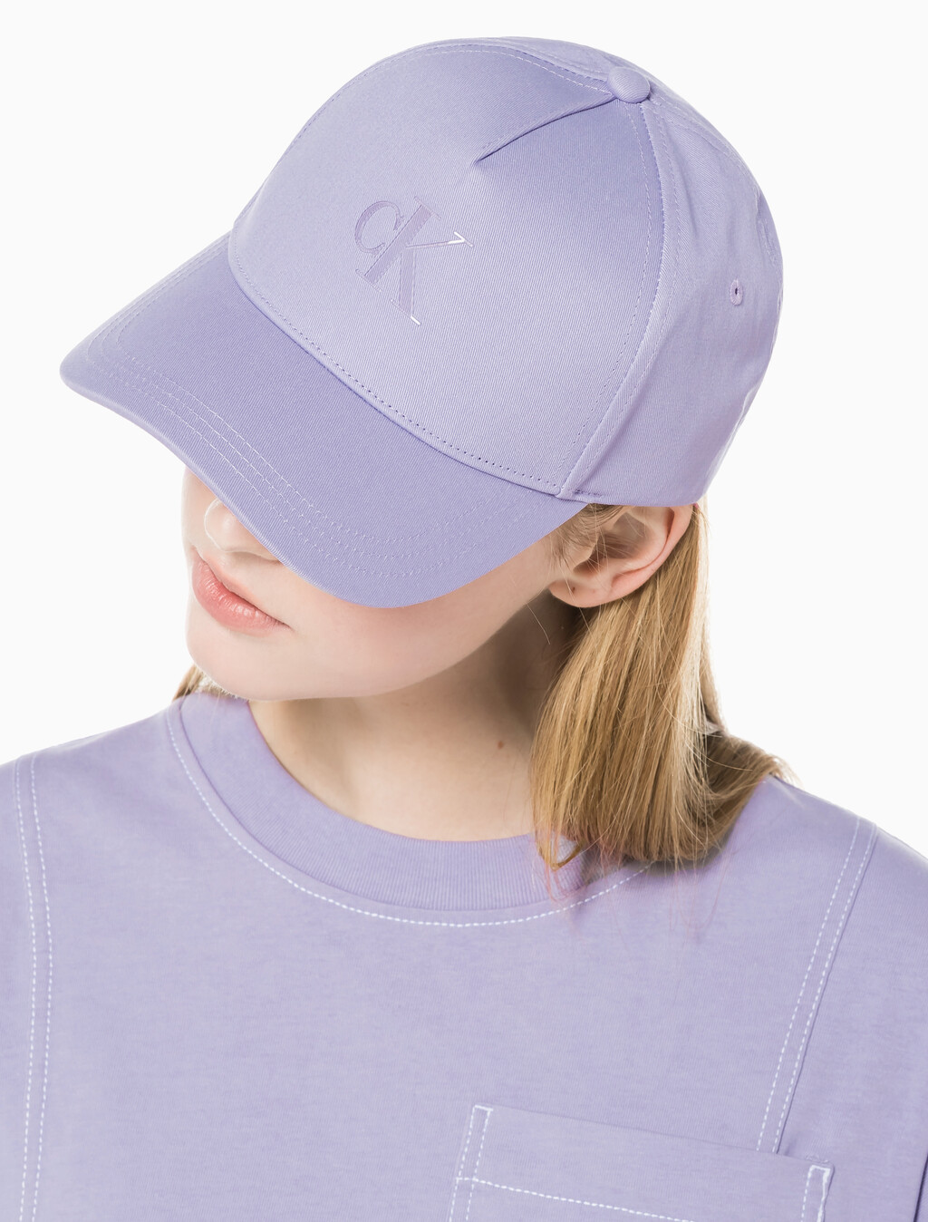 Buy 여성 CKJ 아카이브 볼캡 in color LAVENDER