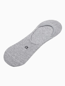 Buy 남성 콤드 코튼 로우컷 라이너 삭스 (화이트 1 PAIR) in color GREY HTR