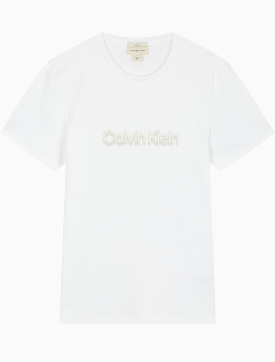 슬림핏 캘빈클라인 로고 티