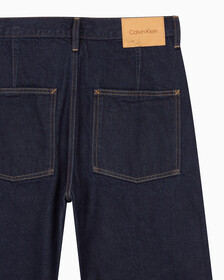 Buy 남성 스트레이트핏 린스 데님 in color CK RAW SELVEDGE