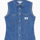 MID BLUE BACK EMBRO