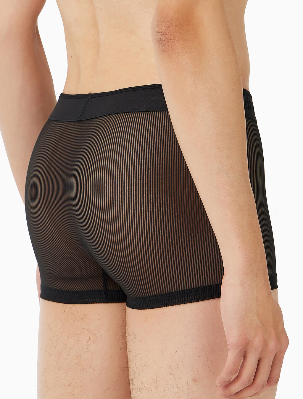 Buy 남성 CK 블랙 시어 립 트렁크 in color BLACK