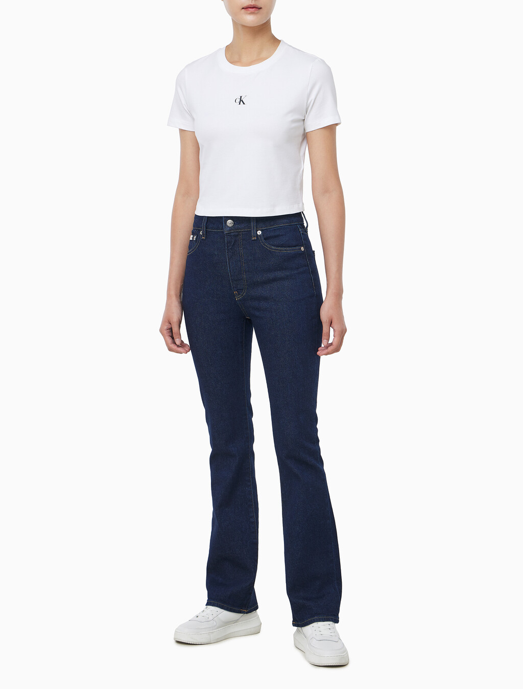Buy 여성 스키니 부츠컷 린스 데님 in color RINSE BLUE