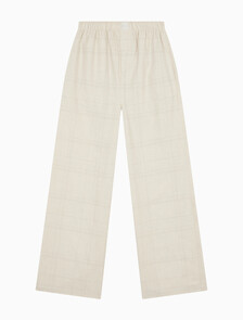 Buy 여성 플란넬 슬립 팬츠 in color BEAM PLAID_ OATMEAL HEATHER