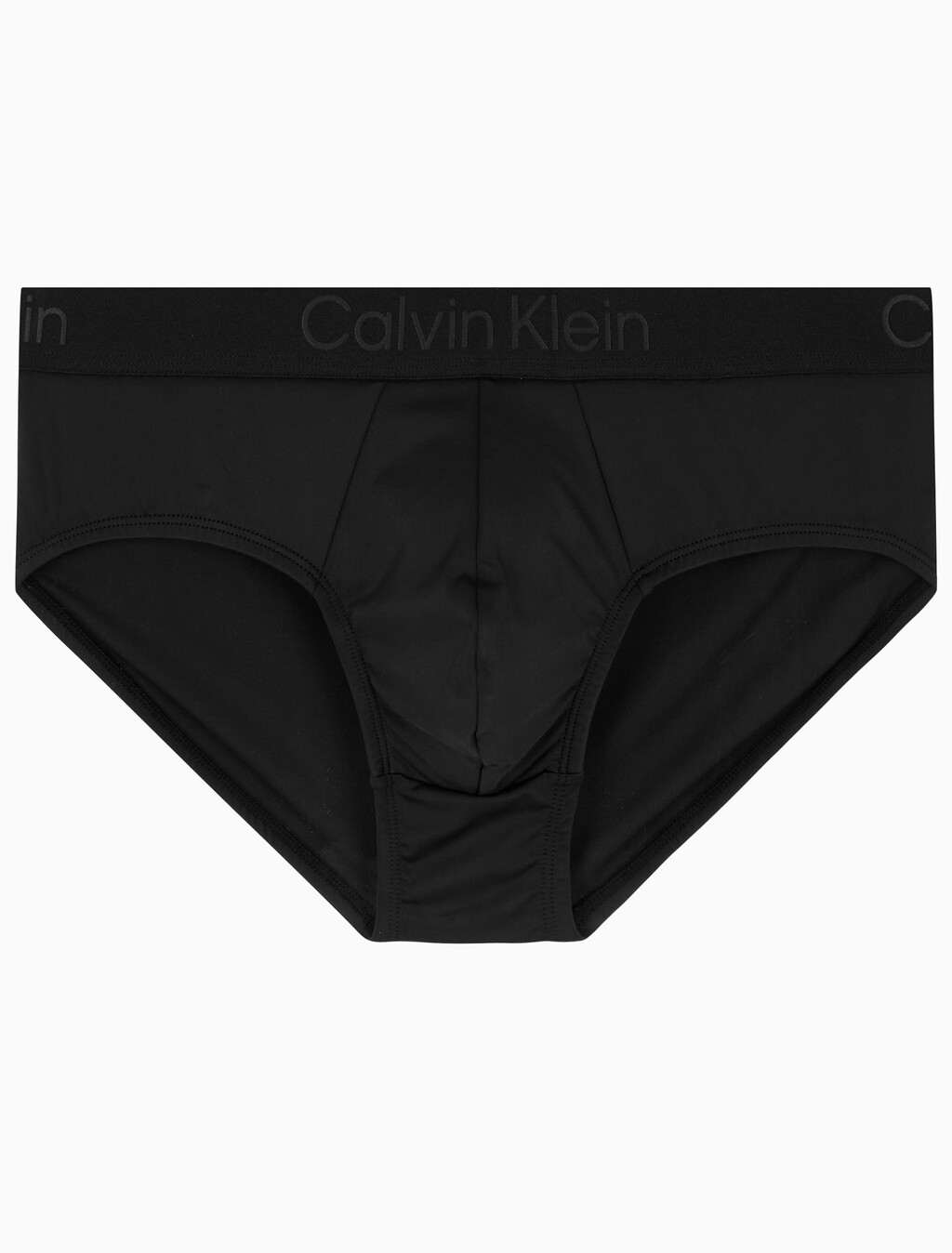 Buy 남성 CK 블랙 마이크로파이버 힙브리프 in color BLACK