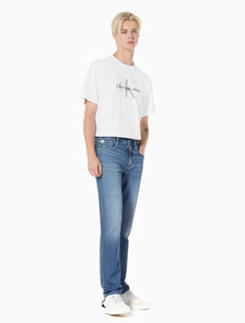 Buy 남성 어센틱 스트레이트핏 라이트블루 데님 in color CHALKY BLUE