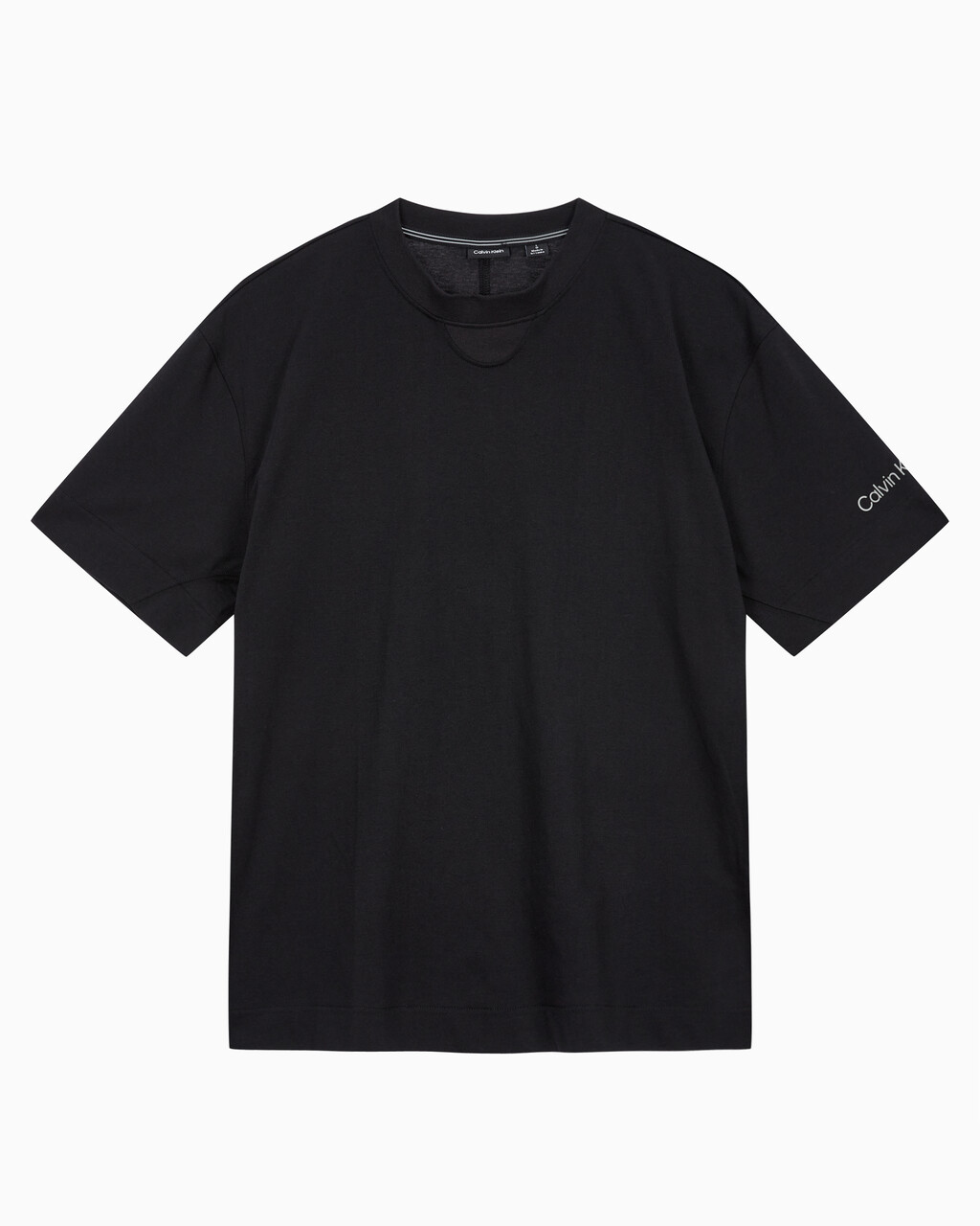 Buy 남성 릴랙스핏 에슬레틱 숏슬리브 티셔츠 in color BLACK