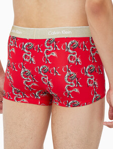 Buy 남성 CNY 드래곤 로우라이즈 드로즈 in color DRAGON PATTERN RED