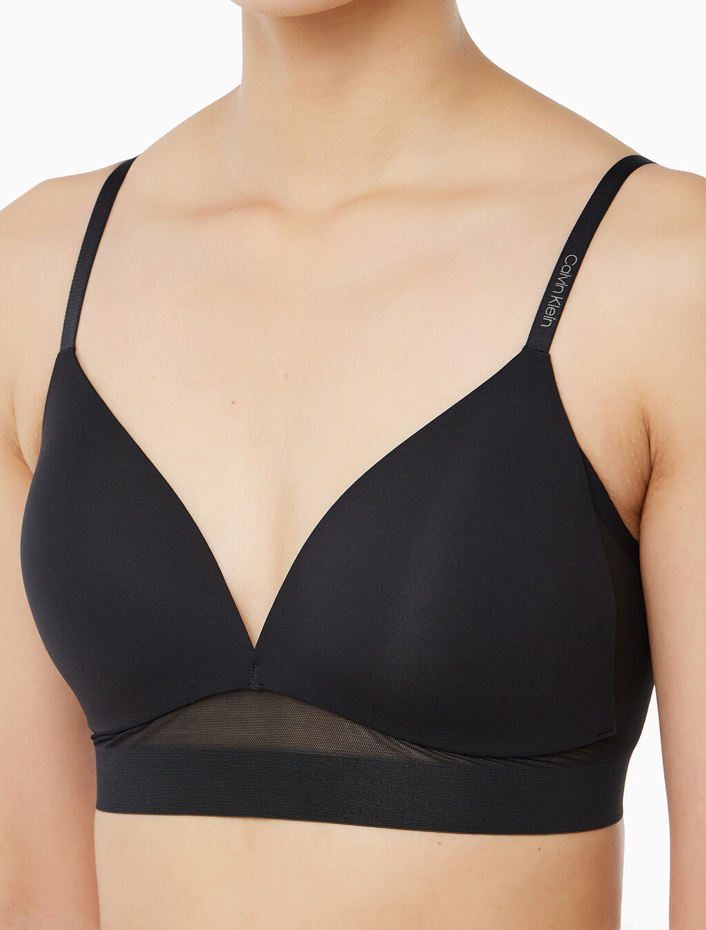 Buy 여성 인비져블 NSE 메쉬 트라이앵글 in color BLACK