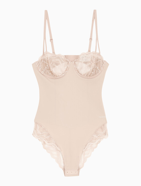 여성 센슈얼 스트레치 레이스 바디수트