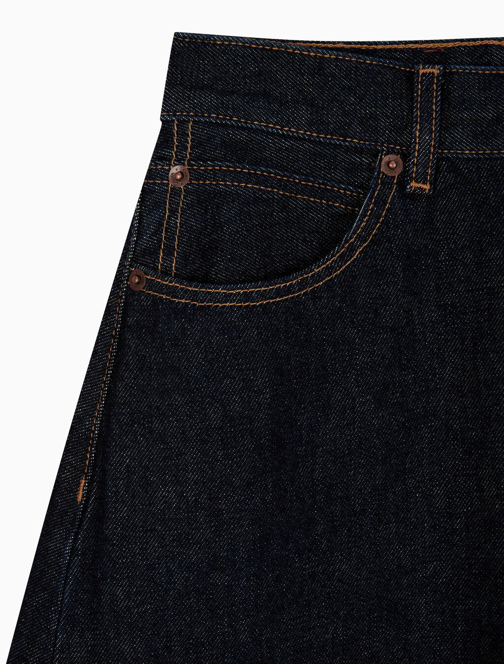 Buy 여성 홀스슈핏 린스 워시 데님 in color TENCEL RINSE BLUE