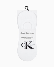 Buy 남성 콤드 코튼 스니커 라이너 삭스 (블랙 1 PAIR) in color WHITE