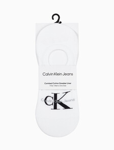 Buy 남성 콤드 코튼 스니커 라이너 삭스 (블랙 1 PAIR) in color WHITE