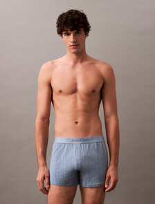 Buy 남성 울트라 소프트 모달 박서 in color TEXTURED STRIPE_FADED DENIM