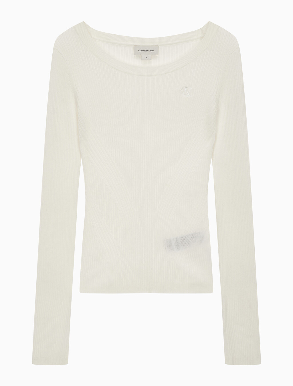 Buy 여성 슬림 크롭 니트 탑 in color WHITE