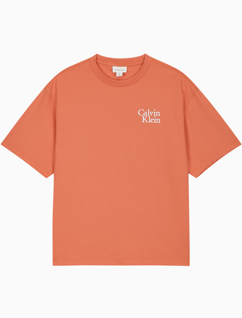 Buy 남성 릴렉스핏 리조트 로고 반팔 티셔츠 in color MECCA ORANGE