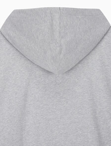 Buy 여성 아카이브 로고 프렌치 테리 풀집업 후디 in color Grey