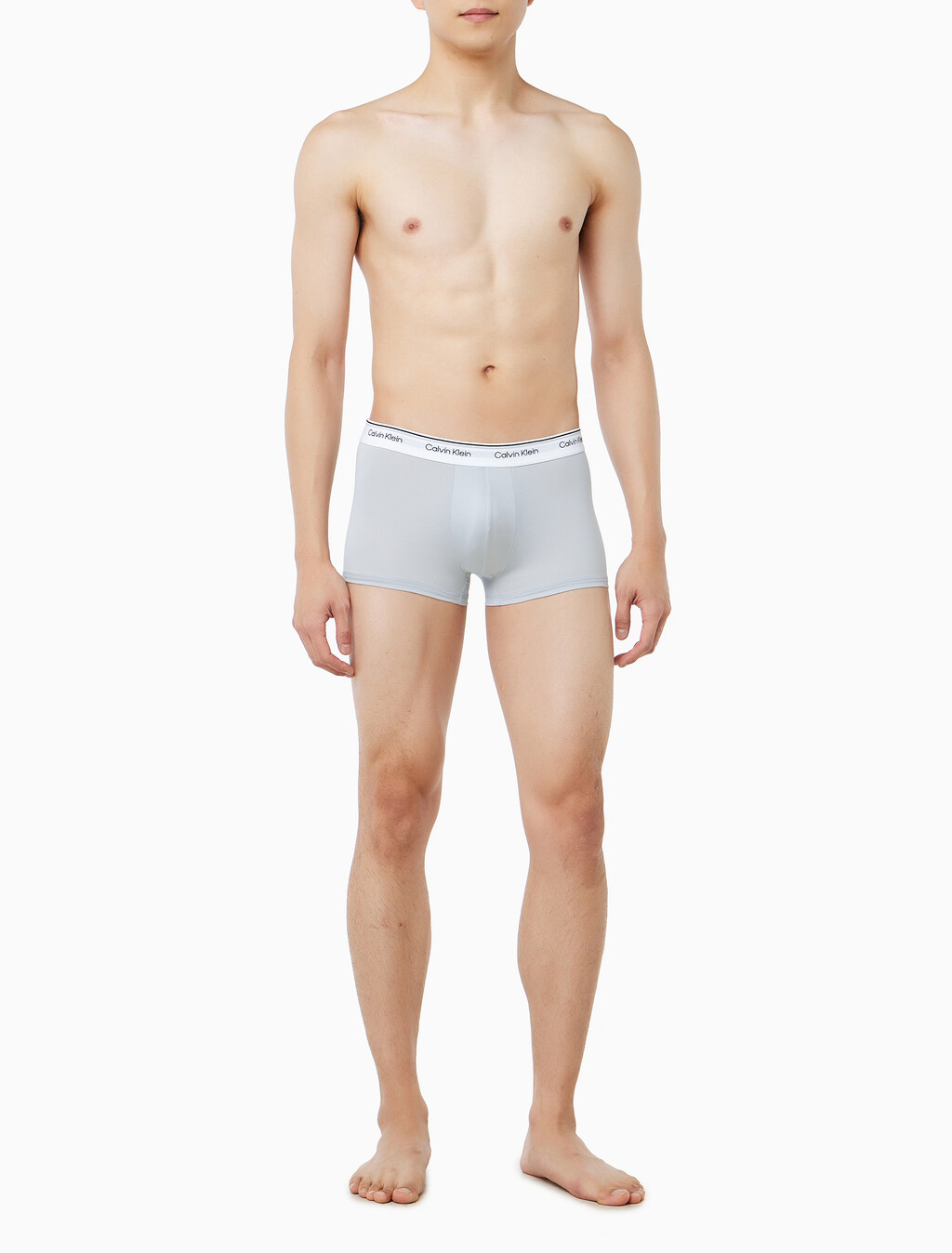 Buy 남성 마이크로파이버 스트레치 밸런스 로우 라이즈 트렁크 3PK in color Pink / Light Grey / Dark Navy