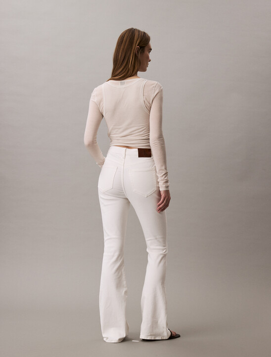 여성 하이라이즈 플레어 데님