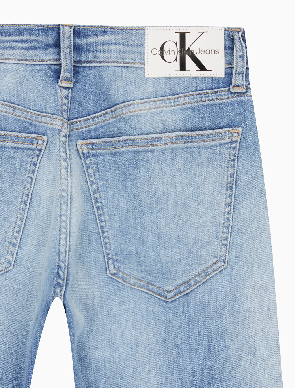 Buy 여성 보이핏 미드블루  데님 in color MID BLUE BACK EMBRO