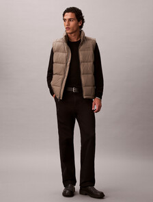 Buy 남성 나일론 퀼티드 푸퍼 베스트 in color BUNGEE CORD