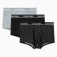 Black / Black pattern / Grey