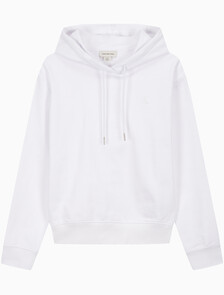 Buy 여성 아카이브 로고 프렌치 테리 후디 in color BRILLIANT WHITE