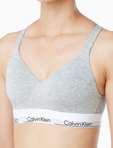 Buy 여성 아이콘 코튼 모달 리프트 브라렛 in color GREY HEATHER