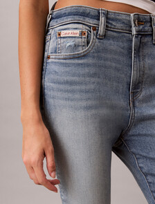 Buy [37.5 Denim Technology] 여성 하이라이즈 플레어 데님 in color Light Blue