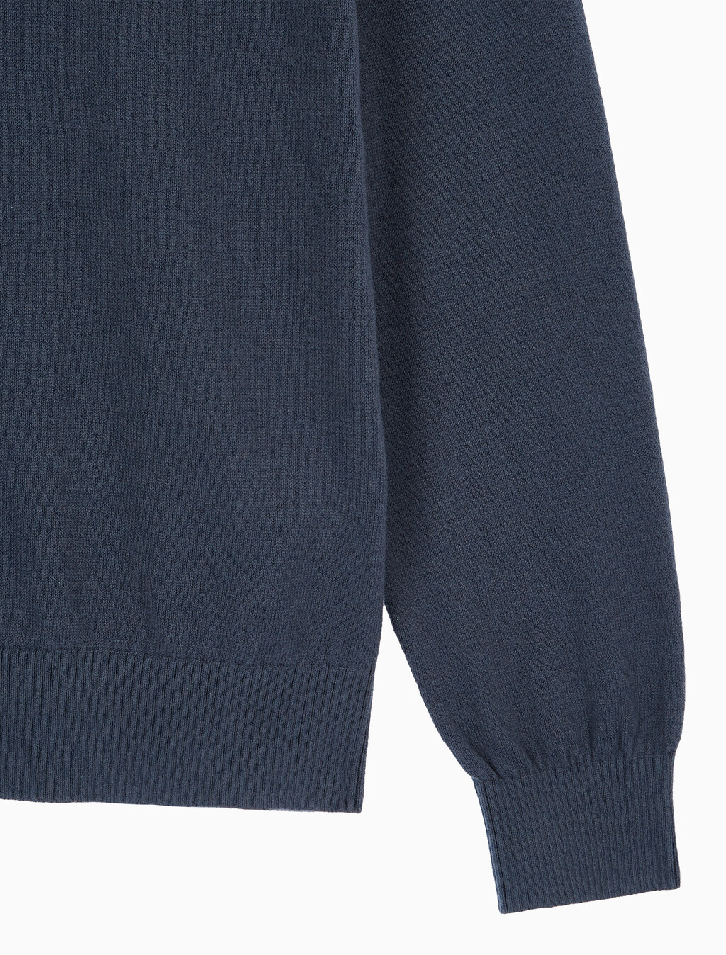 Buy 남성 CK 인타르시아 믹스 스티치 스웨터 in color NAVY