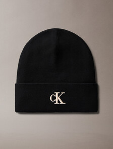 Buy 여성 CK 파인 립 비니 in color BLACK