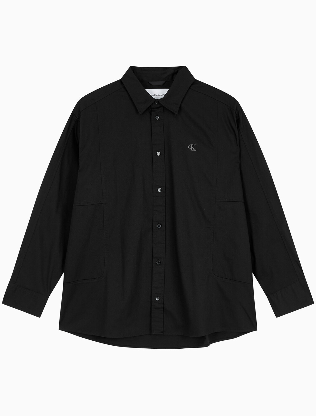 Buy 남성 그래픽 옥스포드 우븐 셔츠 in color CK BLACK
