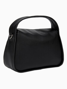 Buy 여성 CKJ 메탈 모노그램 미니 크로스백 in color BLACK