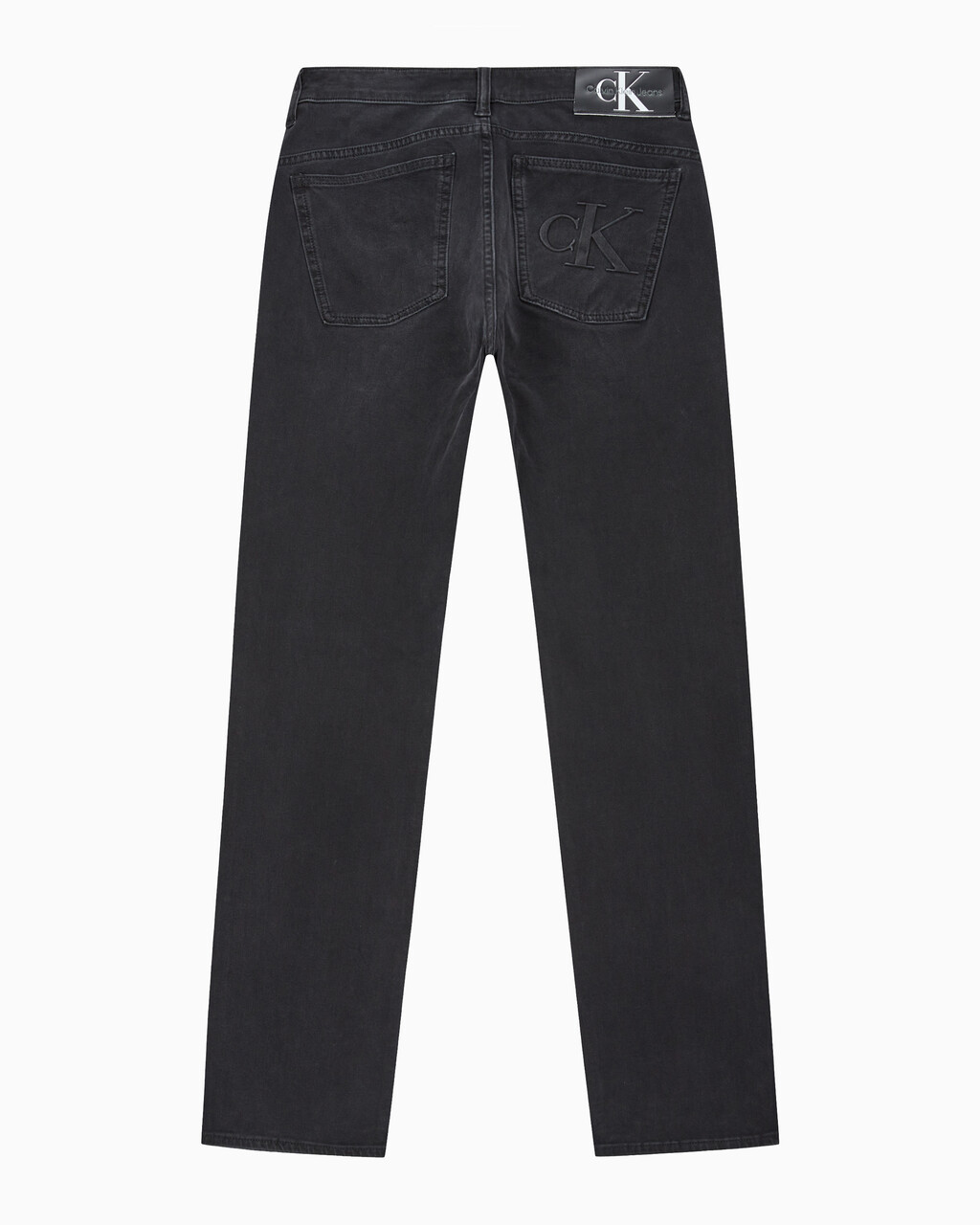 Buy 남성 바디핏 스트레치 블랙 데님 in color WASHED BLACK LOGO LACE