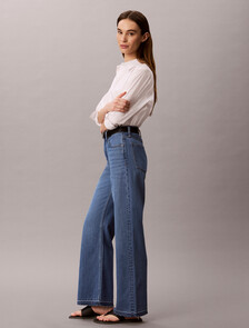 Buy 여성 아시아와이드 데님 in color Mid Blue