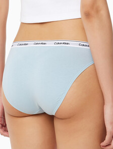 Buy 여성 모던로고 로우라이즈 비키니 in color STERLING BLUE