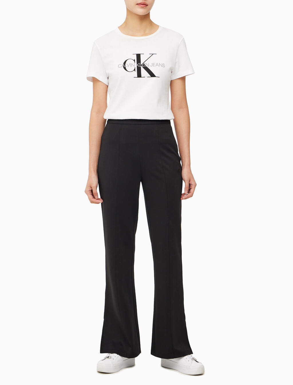 Buy 여성 밀라노 팬츠 in color CK BLACK