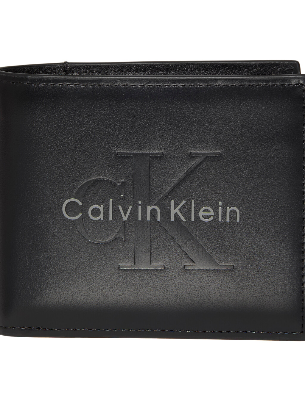 Buy 남성 볼드 로고 빌 폴드 지갑 in color BLACK