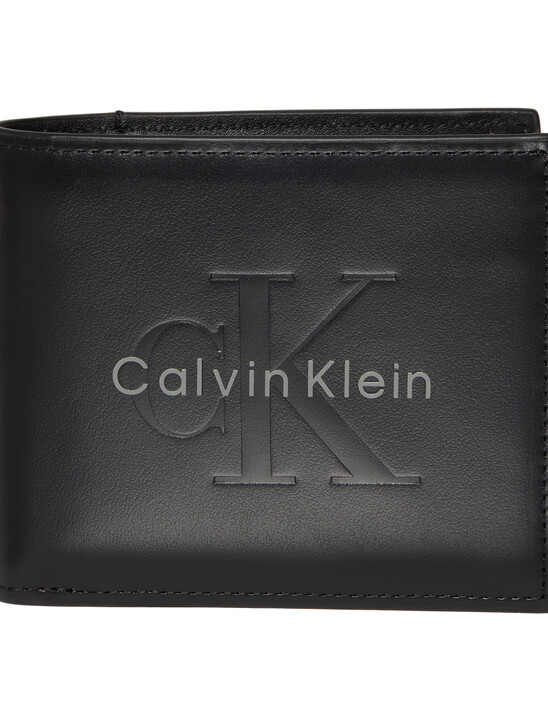 남성 볼드 로고 빌 폴드 지갑