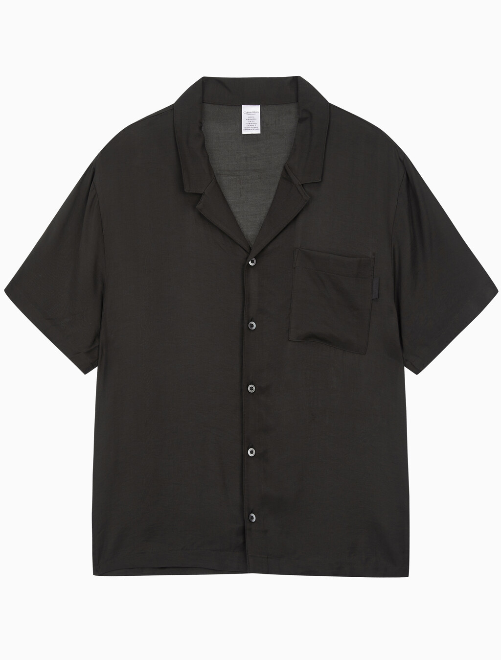 Buy 여성 퓨어쉰 숏 슬리브 탑 in color BLACK